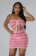 Bubblegum Crotchet Dress