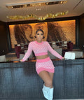 Pink Knitted set